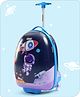 Babyhug Trolley Bag Space Theme Print Purple-32 Inches