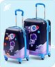 Babyhug Trolley Bag Space Theme Print Pack of 2 Purple -18 & 20 Inches