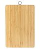 Kuber Industries Cutting BoardWooden Slicing & Kitchen Chopping Board with Steel Hook for Hanging Fruits,Vegetables Brown