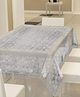 Kuber Industries Transparent 3D Design PVC 6 Seater Dining Table Cover 60