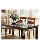 Kuber Industries Polyvinyl Chloride Dining Rectangular Table Cover 6 SeaterTable ClothTable Cover For Home, RestaurantTransparent