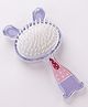 Hair Brush With Air Cushion & Kitty Design - Purple