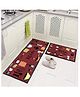 AAZEEM Kitchen Floor Mat & Runner with Anti Skid Backing -  Set of 2
