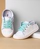 Cute Walk by Babyhug Lace Ups Casual Shoes Floral Print - Blue