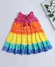 The Magic Wand Sleeveless Tie Dye Tiered Dress -  Multi