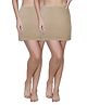 D'chica Pack Of 2 Full Coverage Solid Skirt Slips - Skin