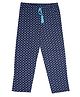 F&S Cotton Spandex Motif Printed Pant - Blue
