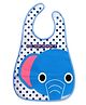 Adore Baby Plastic Bib/ Waterproof Quick Dry Sleeveless Printed Bibs Apron- Pack of 1 - Multicolor/ Multiprint