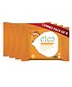 Clea Haldi and Chandan Cleansing and Makeup Remover Face Wipes - 8 Wipes per Pack (Pack of 4)