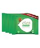 Clea Khus and Eucalyptus Refreshing Face Wipes - 8 Wipes per Pack (Pack of 4)