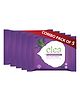 Clea Lemongrass and Lavender Refreshing Face Wipes - 8 Wipes per Pack (Pack of 5)