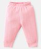 Babyhug Full Length Thermal Bottom Wear Solid - Pink