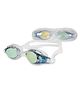Viva  Swimming Flash Swimming Goggle One Piece Silicone Mirror with Double Silicone Strap for Professional Swimming Unisex Youth Adults