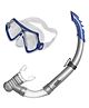 Viva Swimming Sports Combo Diving Set (Mask & Snorkel Set) for Diving, Snorkeling, Swimming (Grey-Blue)