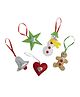 Li'll Pumpkins Set Of 5 Pc Decoration Hanging - Multicolour