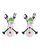 Li'll Pumpkins Snowman Cutlery Pocket - White