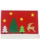 Li'll Pumpkins Reindeer Felt Table Mat - Red