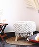 Alaaya decor bohemian macrame pouf