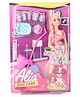 KiddyBuddy Fully Moveable Alia Doll With Dog Care Accessories (Color & Design May Vary) - Height 28 cm