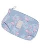 House of Quirk Multi-function Portable Digital Product Storage Electronic Accessories Travel Cable Organizer Pouch Shock-Proof Charger Data Line Bag - Grey Flamingo, Polyester