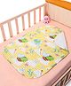 Zoe Multipurpose Waterproof Diaper Changing Mat With Honeybee Print - Yellow