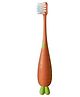 Tooth Brush with Ultra Soft Bristles Carrot Design - Orange