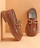 Babyoye Party Wear Loafer - Brown