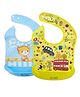 Dr Dad Waterproof Bib with Detachable Food Catcher Pack of 2 (Colour May Vary)