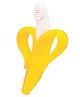 Dr Dad Silicone Banana Shaped Teething Toothbrush Teether for Babies