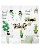Jaamso Royals Black Cute Cats Kids Room Decor Wall Sticker