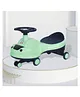 R for Rabbit Iya Iya Zippy Kids Swing Car, Scratch Free PVC Wheels with ABEC7 Bearing, Ride on Magic Toy Car for Kids Suitable for 3+ Years Boys & Girls, Upto 75 Kgs (Sea Green)