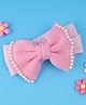 Babyhug Free Size Headband with Bow Applique - Pink