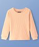 Pine Kids Full Sleeves Solid Thermal Vest - Cream Puff