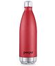PEXPO Electro 24 Hrs Hot & Cold ISI Certified Flask | Stainless Steel Water Bottle - 1000ml Crimson Red | Thermoflask | Office Bottle | Workout | Travelling | Home | Adults