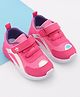 Cute Walk by Babyhug Slip On Sneakers with Velcro Closure - Pink