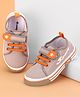 Cute Walk by Babyhug Velcro Closure Casual Shoes - Grey
