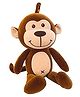 DearJoy Monkey with Antenna Soft Toy Brown - Height 30 cm