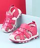 Cute Walk by Babyhug Sandal with Velcro Closure  - Fuchsia
