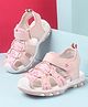 Cute Walk by Babyhug Sandal with Velcro Closure  - Water Red