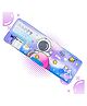 SVE Happy Space Themed Magnetic Pencil Case with Sharpener for Kids, Stationary Organizer Pencil Box for Kids - Purple