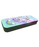 SVE Metal Unicorn Themed Double Layer Pencil Box Case, Metal Stationery Organizer for Kids - Green