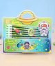 SVE Stationery Giftset with 6 Pencils, 1 Metal Pencil Box, 1 Sharpener, 1 Rocket Eraser, Galaxy Themed Stationary Combo Sets for Kids - Green
