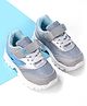 Cute Walk by Babyhug Sneakers With Velcro Closure Solid - Blue & Grey