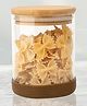 Femora Round Borosilicate Glass Jar for Kitchen Storage Air Tight Containers for Kitchen Storage Pack of 2 - 600 ml
