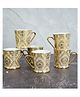 Femora Royal Ornamental Gold Ceramic Tea and Coffee Mugs