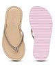 Aria+Nica Unicorn Detailed Shimmered Flats - Rose Gold