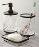 De Maison Decor Blake Crystal Cut Bathroom set