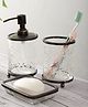 De Maison Decor Blake Crystal Cut Bathroom set
