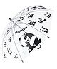 Babymoon Panda Designer Transparent Automatic  Umbrella - White