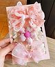 Babymoon Set Of 3  Cotton Princess Designer Headbands  - Pink